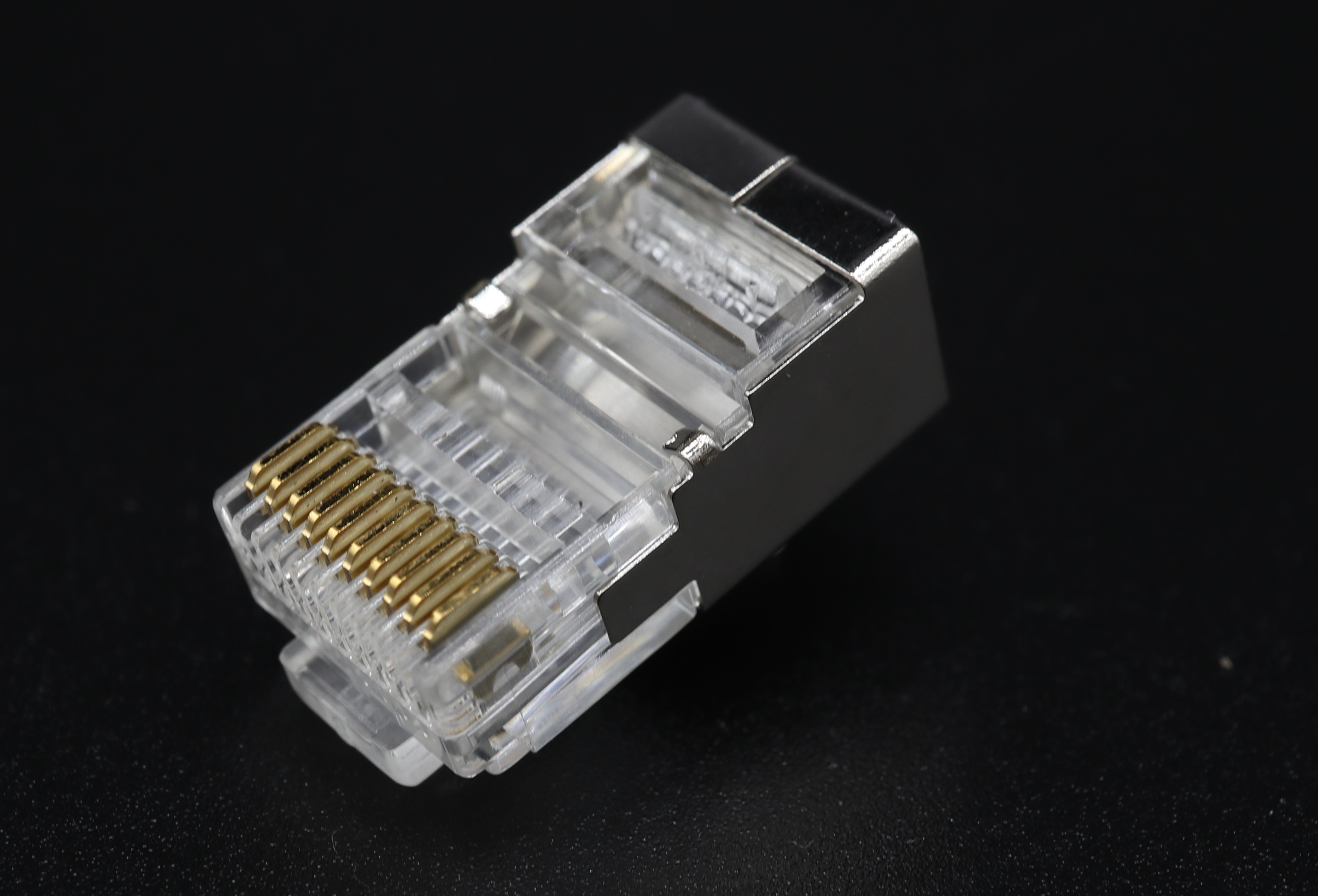 10P10C-R STP-Half Shielded RJ48 Modular Plug